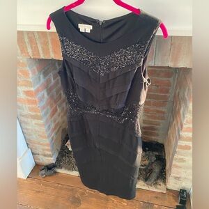 London Times Semi Formal Cocktail Dress Sequins Hollywood Drama size 4 B…